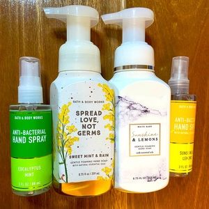 Bath and Body Works Foaming Hand soap & Hand sanitizer Spray